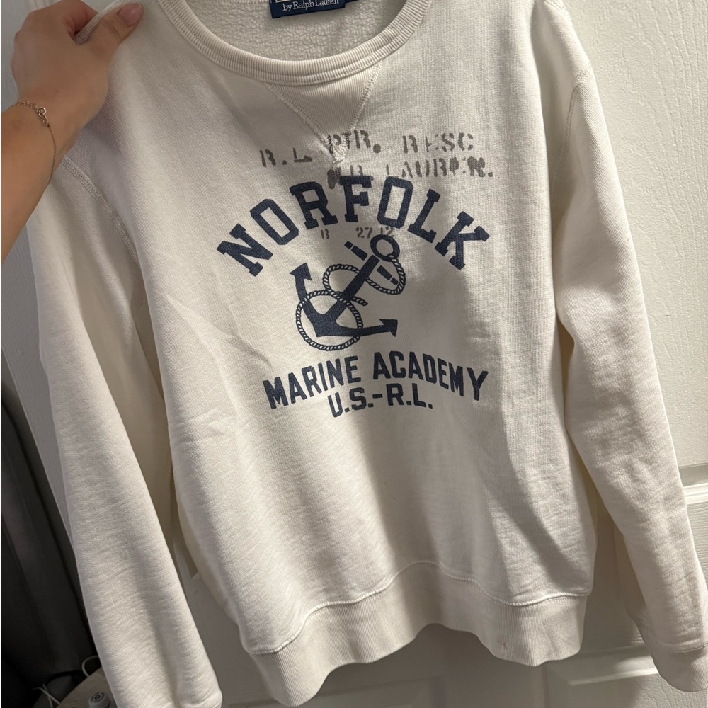 Polo by Ralph Lauren Cream Norfolk Sweatshirt